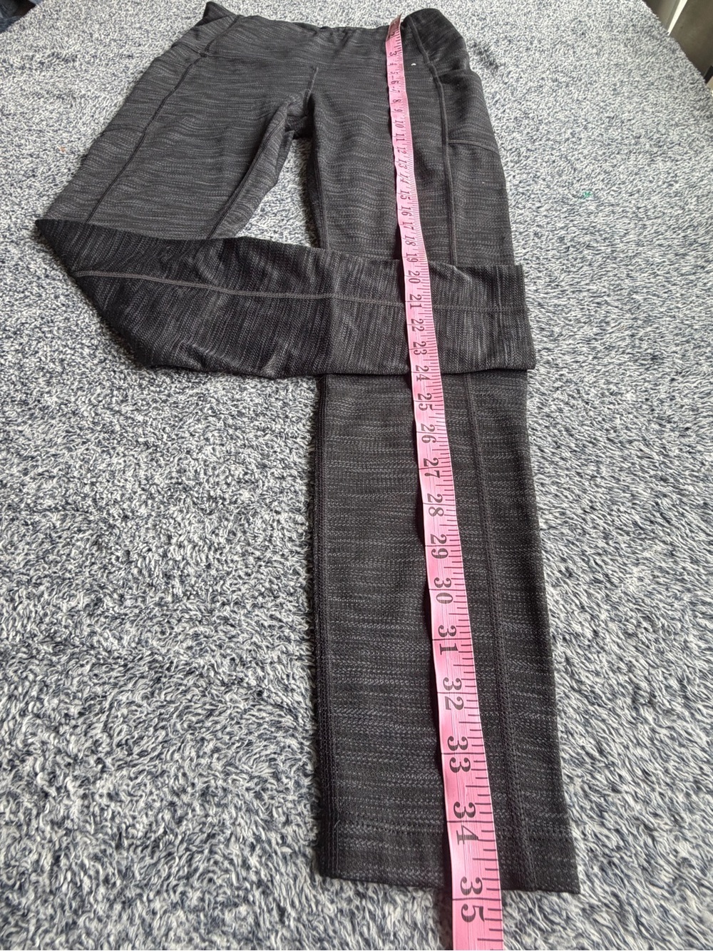 Mondetta Charcoal Heather High-Rise Leggings Size Small - Picture 7 of 9